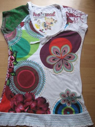 Biele tričko desigual, desigual,s