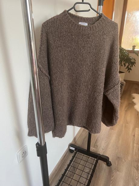 Ballistore dokonalý hnedý oversize sveter, 