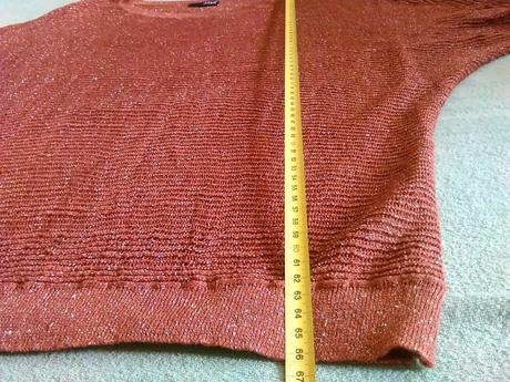 Ležérny tehlový top-s,m, zara,s