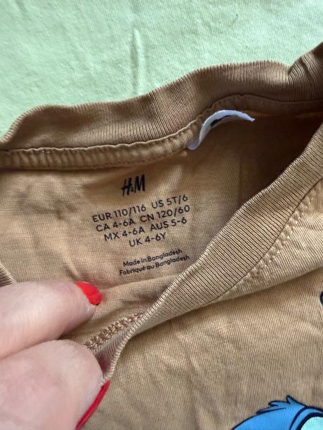 Trička 110/116 lilo h&m, h&m,110