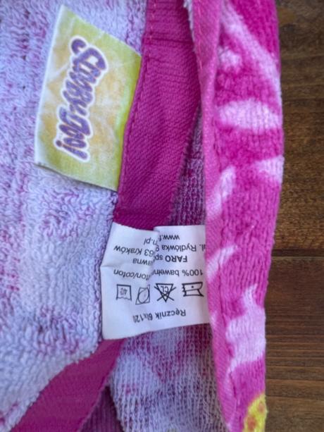 Pončo/osuška s kapucňou, 