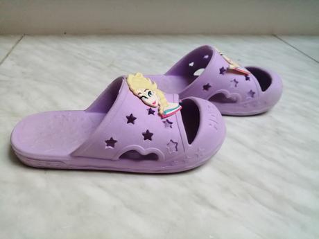 Šľapky pre dievcatka fialove elsa vel. 32, disney,32