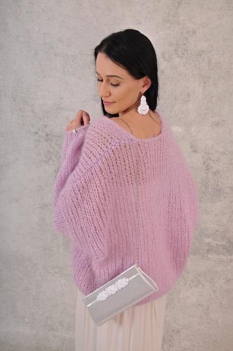 Mohérový dlhý cardigán, 