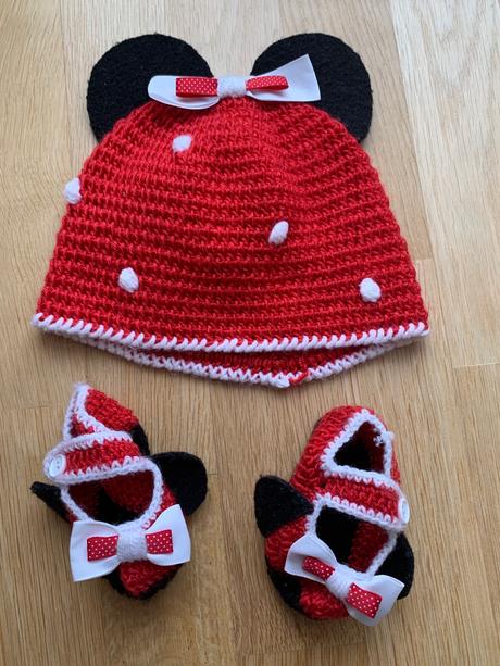 Minnie mouse hackovany set, 80
