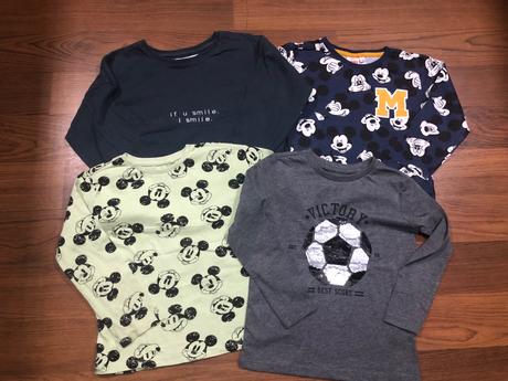 Balík tričiek 110-12 ks, 104–116