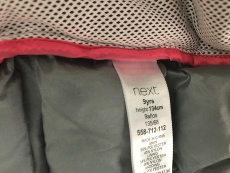 Bunda zimná next  9 rokov, next,134
