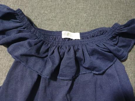Letné tričko s volánom, h&m,134