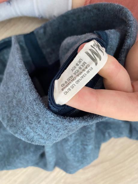Flisova mikina, h&m,140