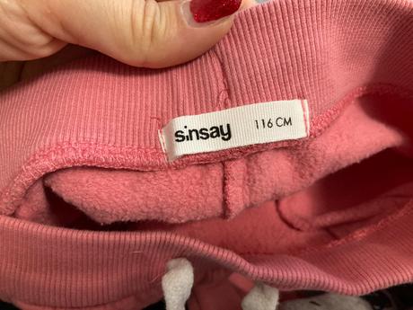 Tepláky 2x zn.sinsay (veľ.116), sinsay,116