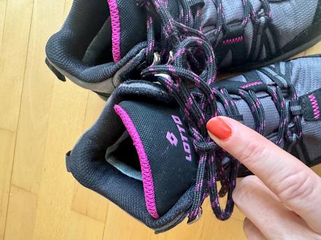 Prechodné turistické topánky, lotto,36