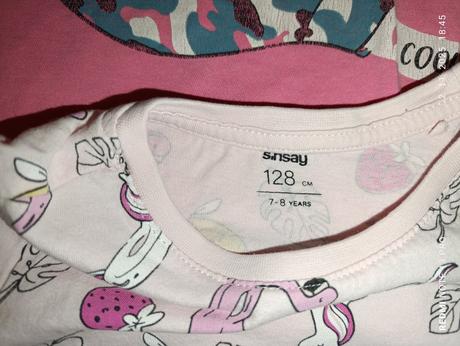 Dievčenské tričká na donosenie, 128