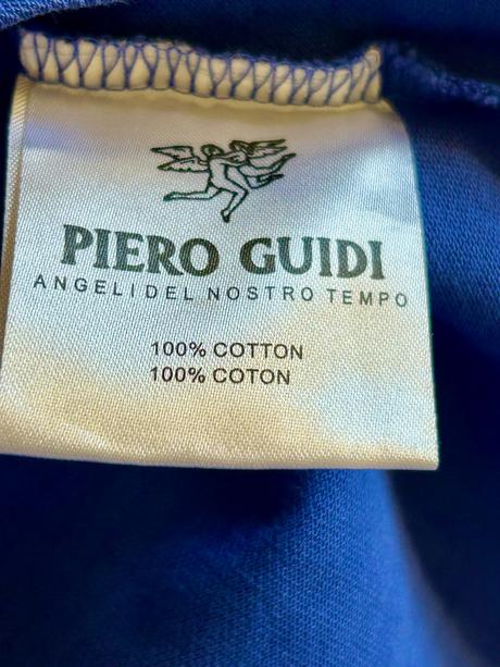 Tričko s golierom zn.piero guidi č.m, m