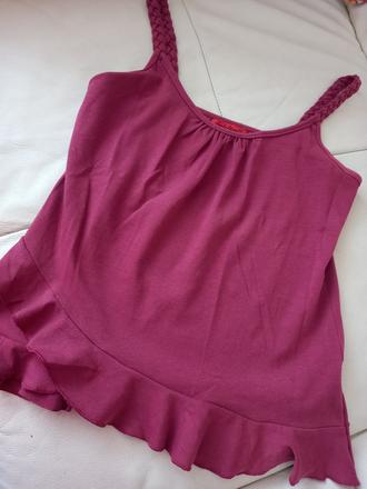 Letné tielko s volánmi, s