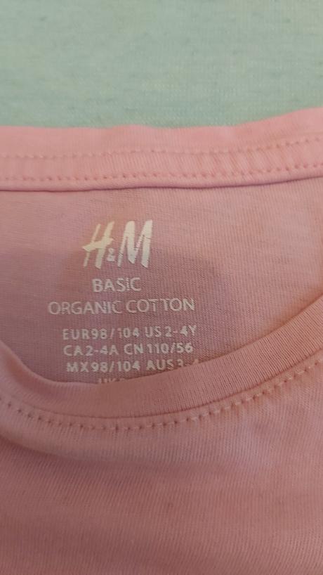 Letné tričko basic h&m 98/104, h&m,98