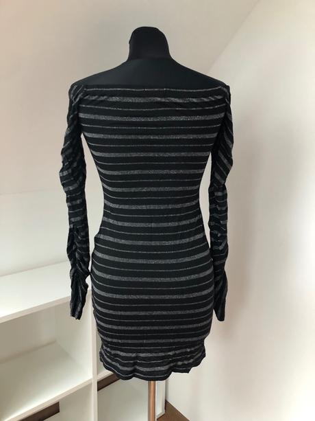 Prúžkované šaty, s