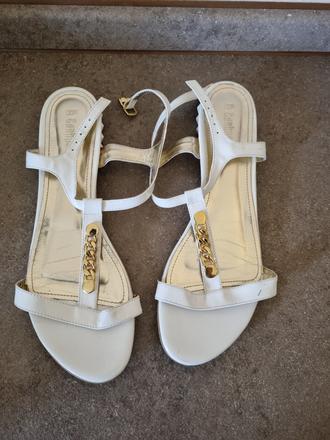 Biele letne sandale, 41