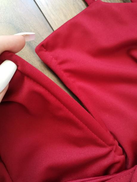 Červené elegantné šaty, m