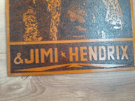 Dreveny obraz jimi hendrix, 