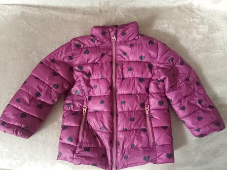 Dievčenská bundička so srdiečkami, lupilu,92