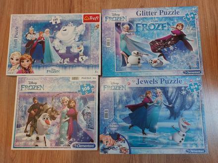 4 x puzzle frozen, 
