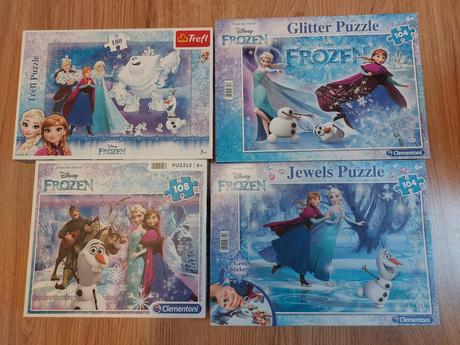 4 x puzzle frozen, 