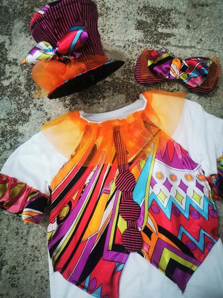 Kostým klaun dievča akt., 