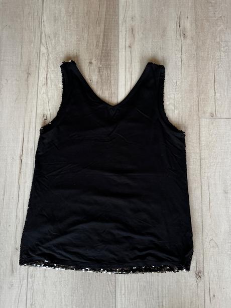 Elegantne tielko s trblietkami, s