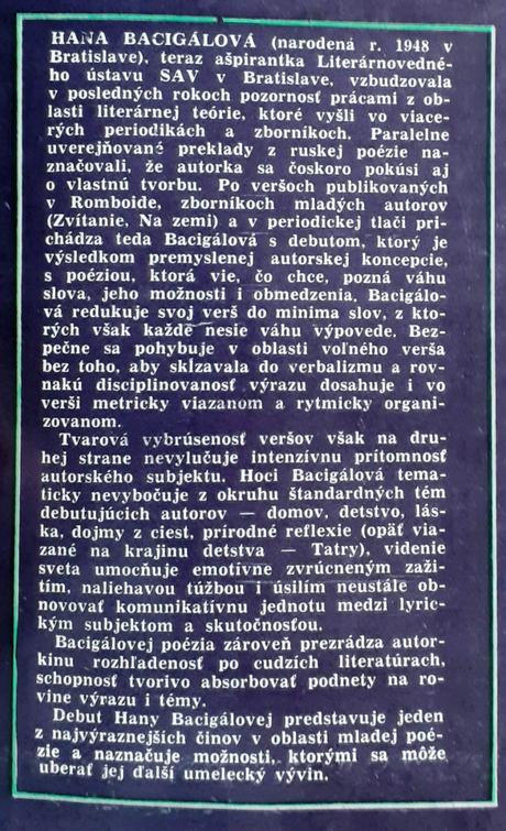 Vo vyhni, edícia pôvodná tvorba, hana bacigálová,, 