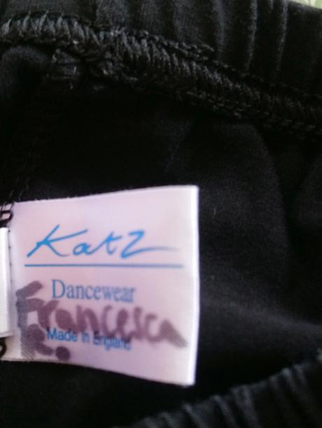 Čierne elastické kraťasy, dancewear, 92-98 cm, 98