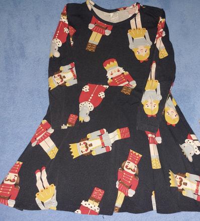 Bavlnené šaty luskáčik, lindex,104