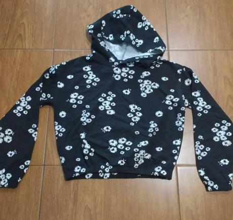 Kvietkovana mikina, h&m,152