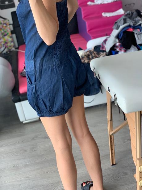 Denimovy damsky overal, m