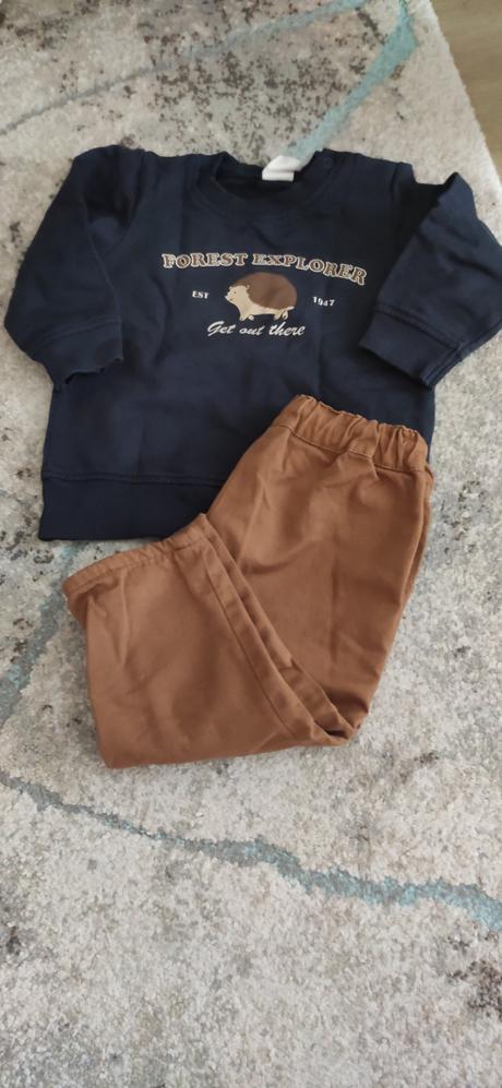 Mikina+nohavice, h&m,74