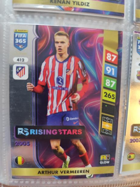 Futbalové kartičky fifa 365 2025 - rising stars,