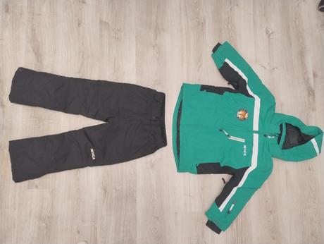 Lyžiarska vetrovka + otepovacky, 128