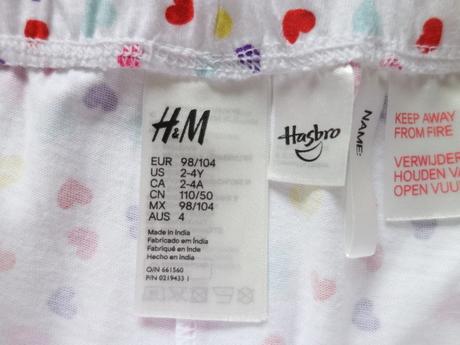 Letná súprava h&m hasbro 98/104, h&m,98