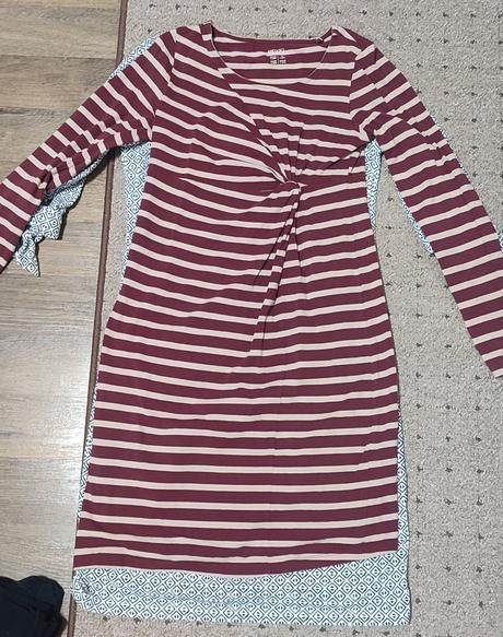 Tehotenské šaty s/m +pančušky, esmara,s