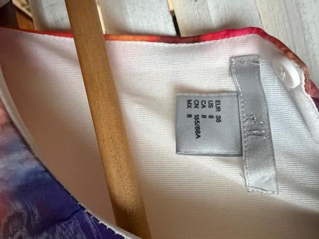 Farebné letné šaty, h&m,38