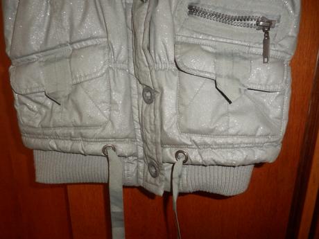 Teplá strieborná vestička, takko,l