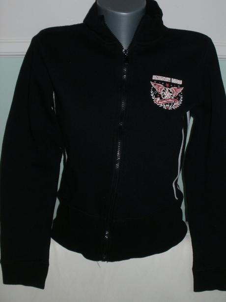 Čierna mikina american retro, 170