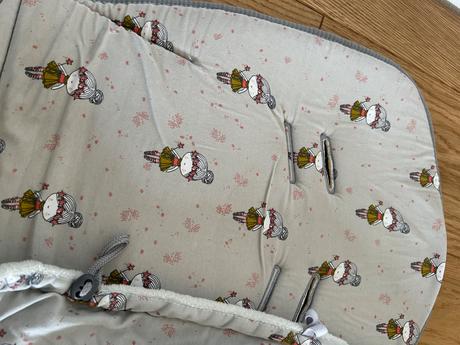 Podložka a deka do kočíka baleríny, pinkie