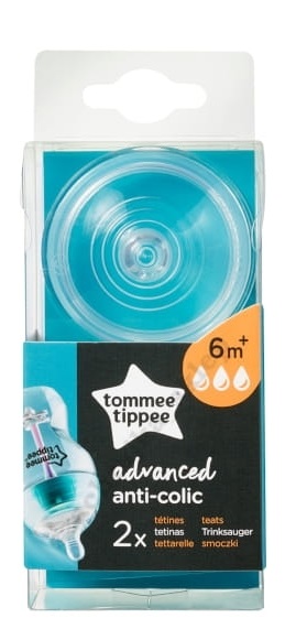 Tommee tippee 212245 náhradný cumlík antikolikový, tommee tippee