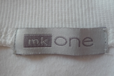 Biela mikinka na zips, xs