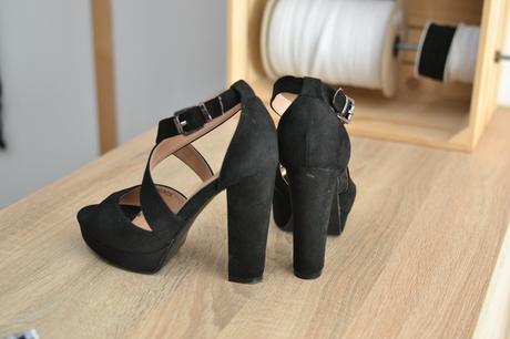 Čierne sandále 36, 36