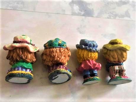 Hippies figúrky 4 ks, 