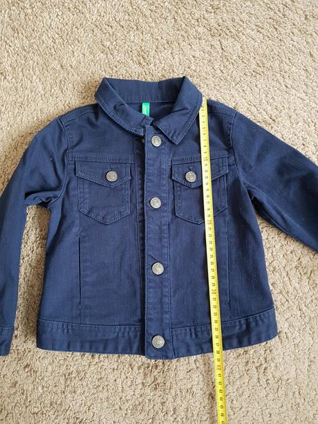 Rifľová bunda, benetton,104