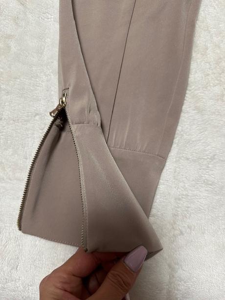 Krásne béžové zaujímavé nohavice gaudi originál, gaudi,l