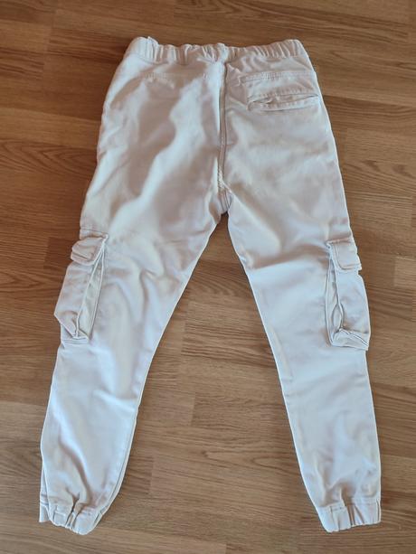 Biele nohavice zara m, zara,m