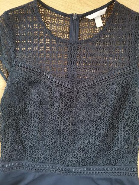 Krásne šaty s čipkou, h&m,m