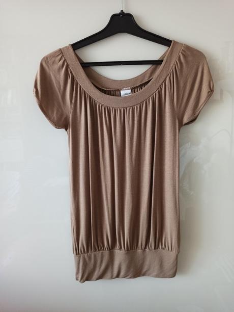 Hnedé tričko camaieu, camaieu,xs